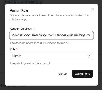 Roles Assign